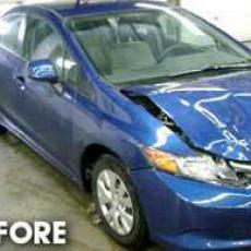 Damaged Front End Before